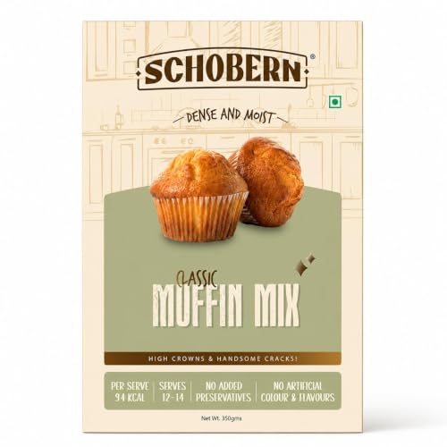 Schobern Muffin Mix – Instant Baking Mix | Makes 24-48 Muffins, 3...