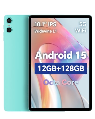 ODEA Android 14 Tablets, Unisoc T606 8 Core CPU, Widevine L1, IPS HD Touch Screen, Dual Camera, BT 5.0, WiFi, Face Unlock