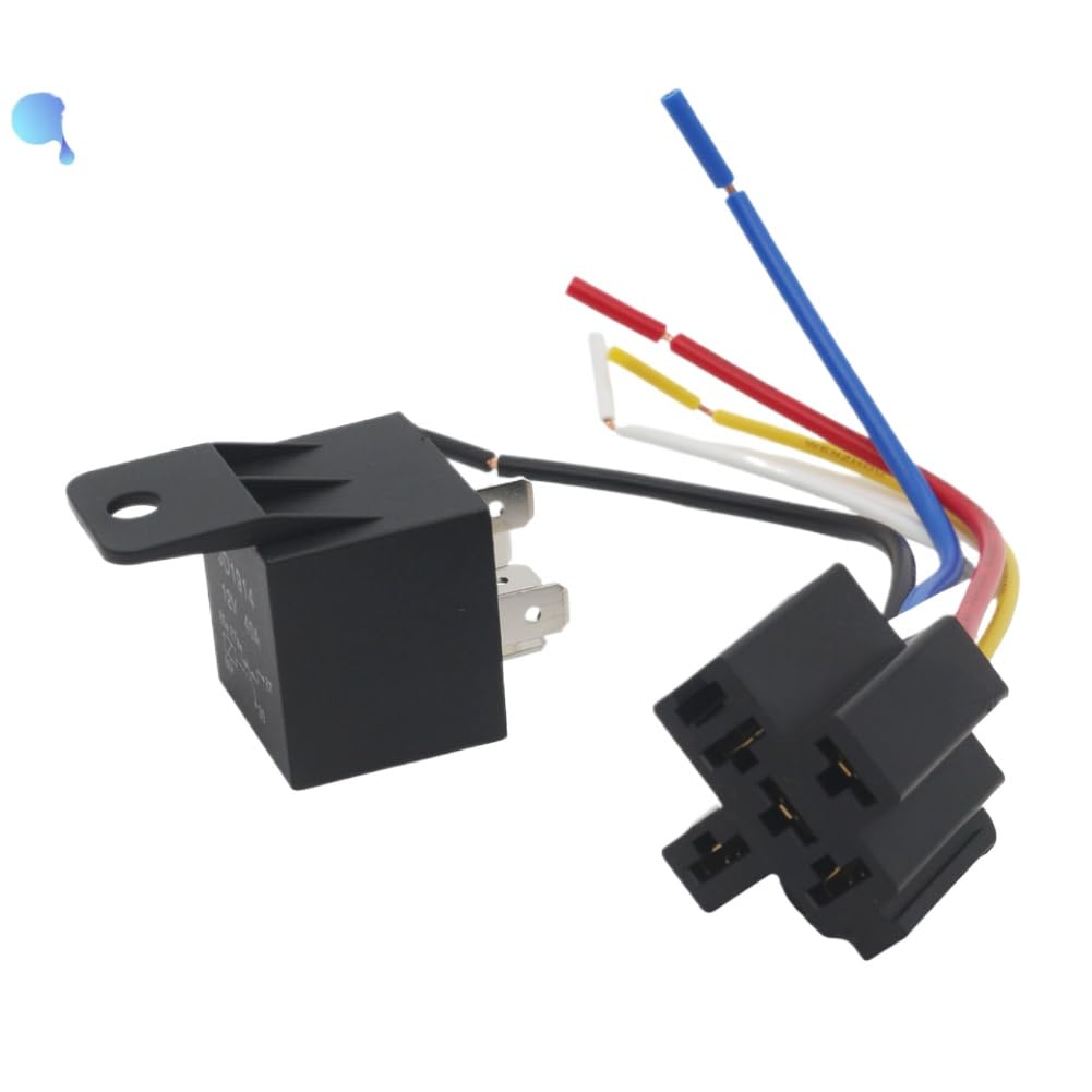 Trim Tilt Motor Relay with Connector Compatible with Penta AQ AD BB MD TAMD TMD 230 250 280 290 Engines - Replaces OEM Numbers 876040-7 854357-1 876039-9