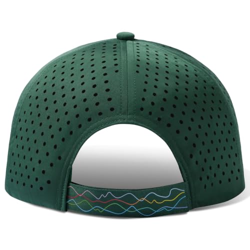 Image of UPF 50+ Performance Water Resistant Baseball Cap Lightweight Breathable Hat Golf Running Boat Hiking for Men Women