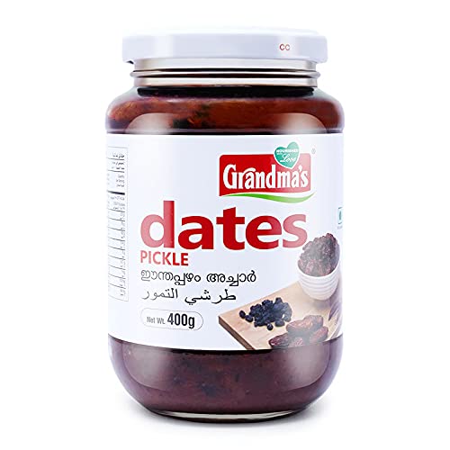 Grandmas Authentic Kerala Style Dates Pickle | 400g | Sweet and Healthy Kerala Pickle (B097Z93V62) Amazon Price History, Amazon Price Tracker