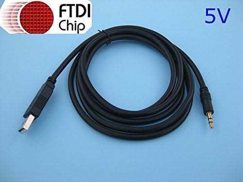 6ft (1.8m) Ftdi Ttl-232r-5v-aj USB UART Programming Cable with 3.5mm Stereo Jack