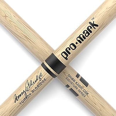 ProMark Drum Sticks - Shira Kashi Oak 2S Tommy Aldridge Drumsticks, Wood Tip, One Pair