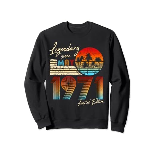 Nacido en 1971 mayo del regalo de cumpleaños de 50 años de l Sudadera