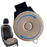 Biniveil Drehbares Sitzkissen | Auto Drehsitzkissen | Rutschkissen Rollstuhl | Autositzkissen | Drehkissen Für Autositz Einstiegshilfe | Für Autositz Einstiegshilfe Auto Senioren | 40x40cm