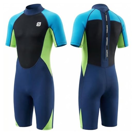 Neoprenanzug Kinder 2.5mm, Kids Neopren Thermal Badeanzug, Jungen Shorty Taucheranzug, Shorty One Piece Neoprenanzüge Rash Guard