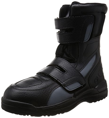 [マルゴ] 安全靴 作業靴 ブーツ 鋼製先芯 反射素材 土木 マジックタイプ 先芯 ハイカットセーフティー 150 ユニセックス大人 ブラック 28.0 cm