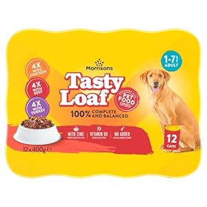 Morrisons Dog Food Meat Loaf 12 x 400 g