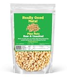 Really Good Nuts! Pine Nuts, 5 lbs (80 oz), Raw, Gluten-Free, Kosher, Raw Nuts, Smooth & Creamy Pine Kernels, Shelled, Unsalted, Unroasted, Oil-Free, Source of Iron, Ideal for Cooking & Baking. Perfect for Pesto!