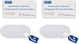 Hekatron Klebepads für Rauchmelder, Montage ohne Bohren und Werkzeug, geeignet für Genius Plus, Genius H, Genius Plus X und Genius Hx, 10 Stück, weiß, Ø 9 cm, VDs-geprüft (Packung mit 2)