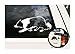Aufkleber Aufkleber für Autos Schwarz/Splitter Border Collie Autoaufkleber Border Collie Aufkleber Hundeliebhaber Geschenk Hunderasse Aufkleber Stockdog Aufkleber S604
