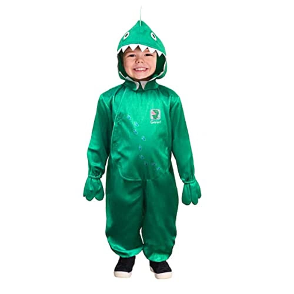 (PKT) (9907253) Child Peppa Pig Dino Jumpsuit Costume (2-3yr)