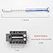 iBayx Pin Vise Hand Drill Bit Set (0.8-3.0mm),Micro Mini Twist Drills Set with Precision Hand Drill Rotary Tool,Twist Drills,Drill Holders and Bench Vice for Wood, Jewelry, Plastic Craft DIY Etc