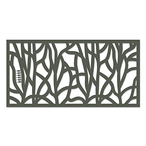 GRID AXCENTS Willow Decorative Lattice, Privacy Screen, Deck Skirting, Multi-use Panel 2 ft. x 4 ft. (Warmstone) - Thumbnail 7