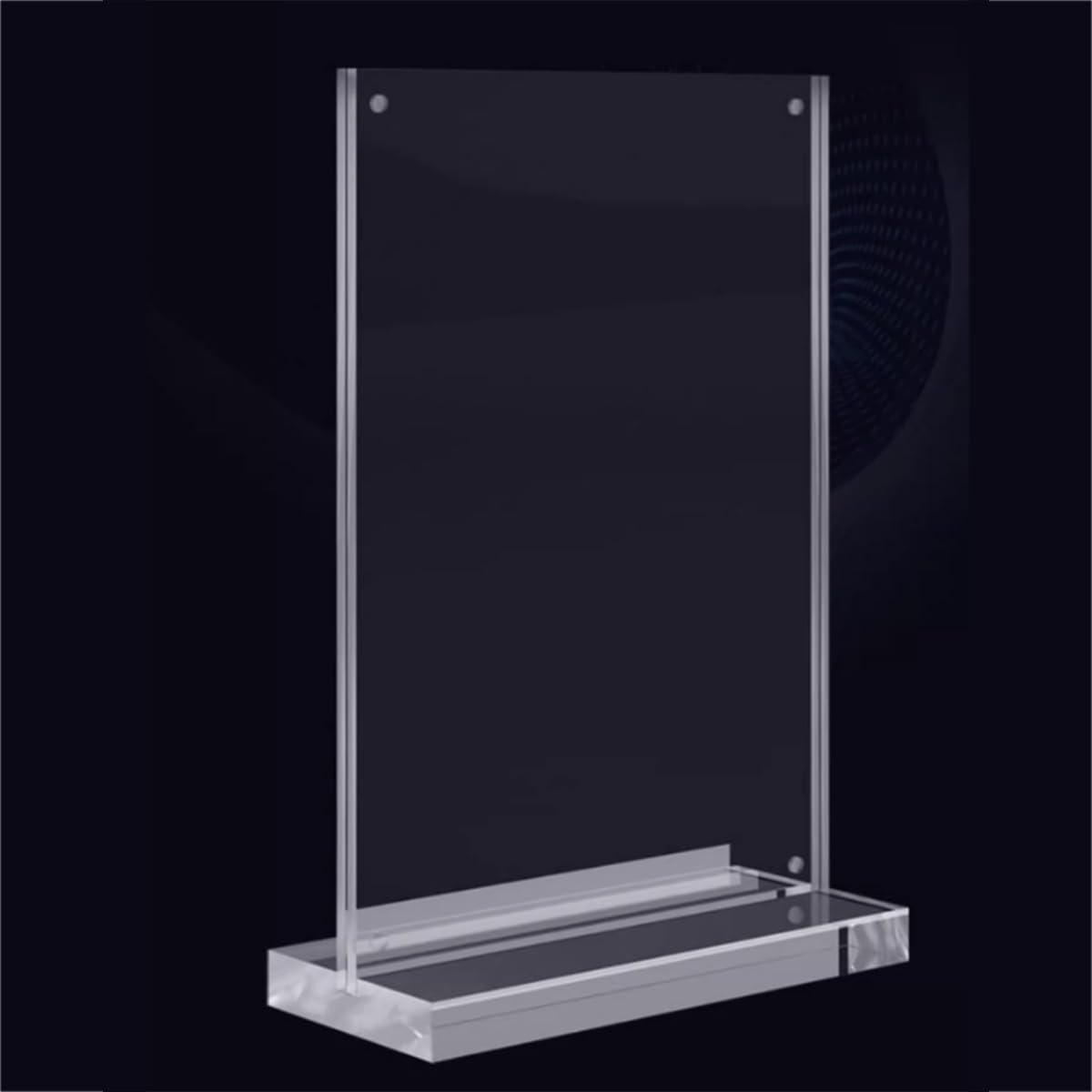 Soporte acrílico para carteles, Soporte for carteles de acrílico transparente, 10 unidades, varios tamaños for folletos menú(80x150mm)