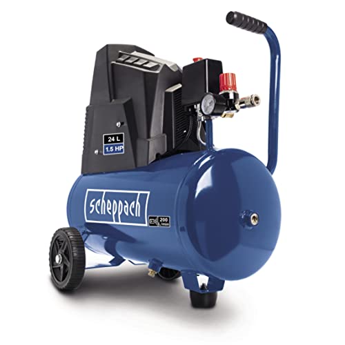 Scheppach HC25o Kompressor mit 1100W Leistung und 24-Liter Kessel