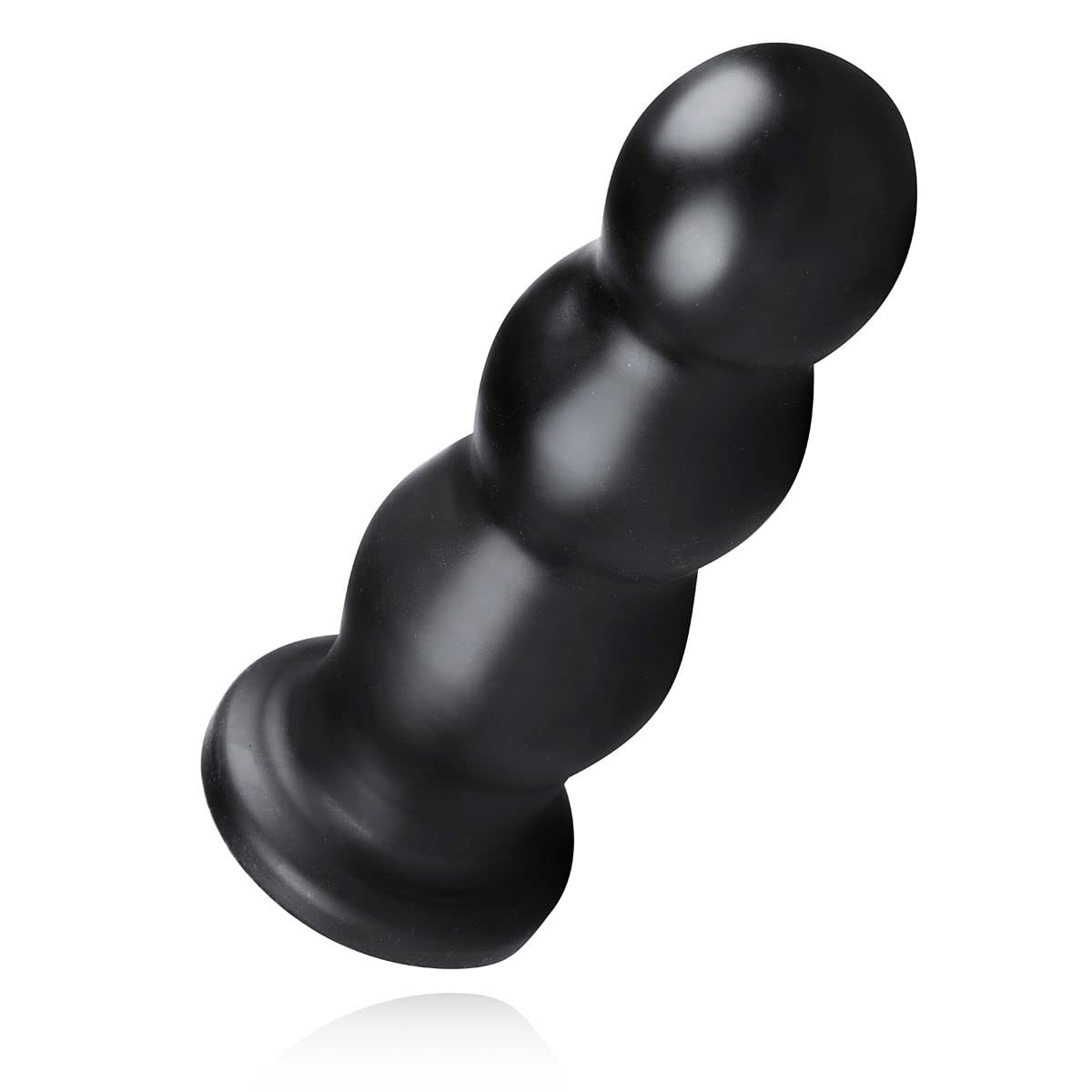 BUTTR Tactical III Buttplug (Ø 7,00 cm) Con un Snsacional Diseño de Triple Ondulación y Base Plana Ancha - Enchufe Anal Enorme XXL para el Usuario Experimentado, Suave, Flexible, Burbuja