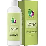Clarifying Shampoo For Oily Hair Care - Sulfate Free Shampoo and Hair Moisturizer for Oily Scalp Care with Rosemary Oil Lemon Essential Oil and Jojoba Oil for Hair - Oily Hair Shampoo for Greasy Hair