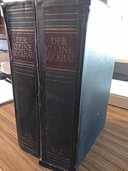 Hardcover Der Kleine Brockhaus (2 Volumes) Book