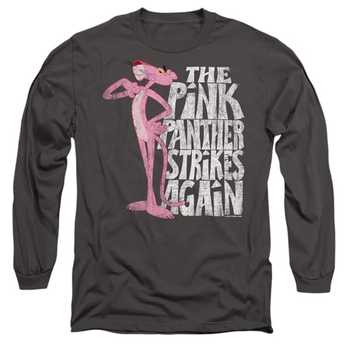 Pink Panther haut manches longues charcoal idéal pour vos moments de détente et sorties ciné