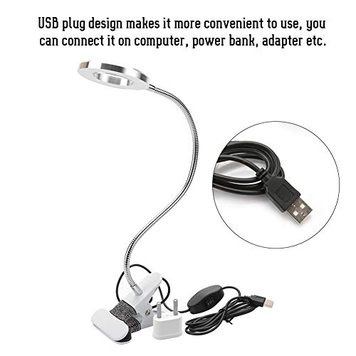 Lampada di bellezza a LED, lampada da scrivania per lampada da tatuaggio con fascetta, per estensioni ciglia manicure per sopracciglia tatuaggio - Image 4