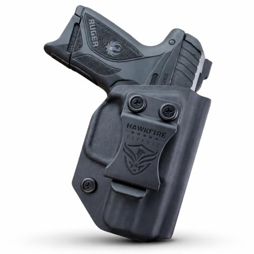 Fit for Ruger Security 380 IWB Kydex Holster – Concealed Carry Inside Waistband, Slim and Secure Fit with Audible Click Retention, Durable Lightweight Design – Made by HAWKFIRE