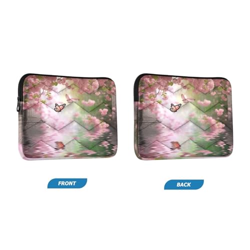 Funda para portátil 13-14 pulgadas con diseño mariposa miniatura 2