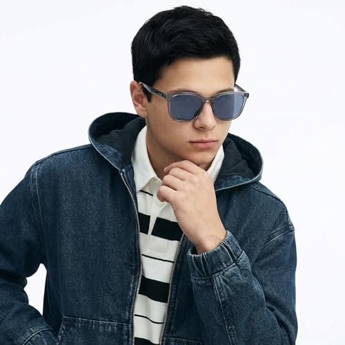 Image of John Jacobs | Polarized & UV Protection Sunglasses For Men & Women | Full Rim Round Small (Size-50) JJ S12432-C1