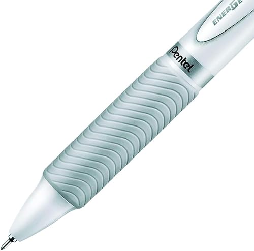 Miniatura 3 de Pentel EnerGel 3 - Bolígrafo de gel multifunción, 3 tintas, (0.020 in), línea fina, barril blanco - BLC35W