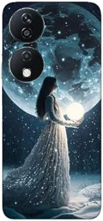 جراب حماية سيليكون مطبوع متوافق مع موبايل هونر X7b من ايه ال