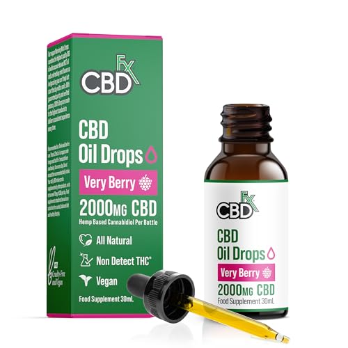 CBDfx 2000mg Berry Flavour CBD Oil
