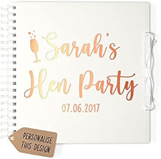 Hen Do/bachelorette/Party Personalised Scrapbook/Photo Album