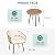 YITAHOME 3 Pieces Outdoor Wicker Patio Conversation Bistro Set, All-Weather Rattan Patio Furniture Set with Table & Cushions, Outdoor Sectional Sofa for Patio, Balcony, Backyard, Deck