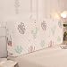 Copri Testata de Letto Copertura Testata de Letto all-Inclusive per Testate Comodino Decorazione Copertina Antipolvere Lavabile,Bianca,150x60x30cm