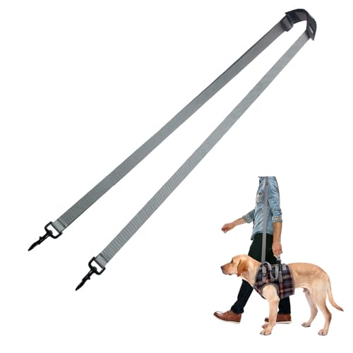 YYKSYDPT 犬用歩行補助ハーネス 後ろ足サポート 介護用ハーネス 高齢 怪我をしたペット 障害のあるペットに最適 ウォーカー (ショルダーストラップ, フリーサイズ)