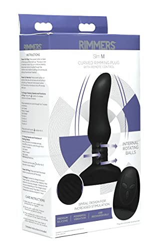 Vibromasseur anal Rimmers Slim M avec plug vibrant pour homme et femme