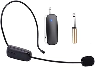 Liummrcy Wireless Microphone Headset UHF Voice Amplifier Headset For Stage Speakers Teacher Wireless Mic Headset, Wireless Teaching Headset, Headset Mic For Teacher, Wireless Voice Amplifier,