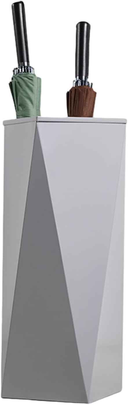 Modern Rectangular Umbrella Stand, Large Capacity Metal Umbrella Holder, Easy Drainage, Stylish Organizer for Long & Short Umbrellas (Color: Green)