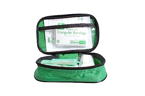 Blackrock 1 Person First Aid Kit Bag, Travel, Soft Zip Refillable Bag, Car, Home, Work, Camping, Football, Medical, Small Trauma, Hiking, Small Travel Emergency Kit - Image 4