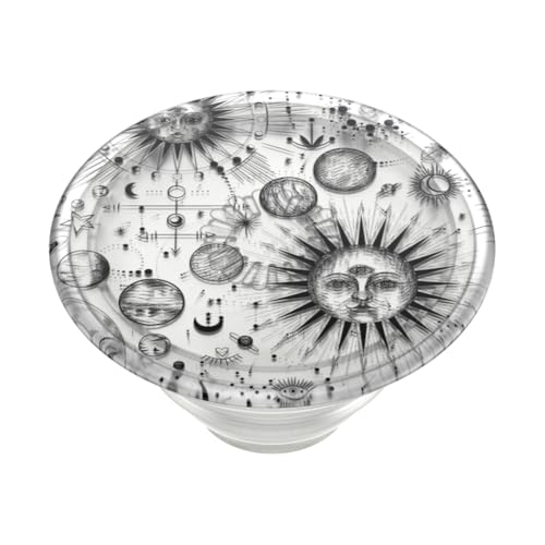 ​​​​PopSockets Phone Grip with Expanding Kickstand, Adhesive Grip - Cosmic Sun by PopSockets - Image 4