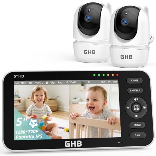 GHB Camara Vigilancia Bebe con 5