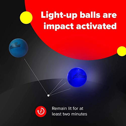 Pindaloo Led Light Ball - Gifts For Kids Indoor & Outdoor Games, Toys For Boy, Teen, & Girls - Gift Ideas For Teens, Fun Stuff Party, Develops Motor & Juggling Skills - 1X Led Ball #TOP2