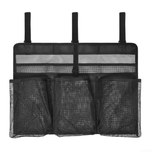 Scolapiatti portatile da campeggio, 55 x 40 cm, pieghevole, organizer da cucina per uso esterno, design a rete con tasche per utensili ad alta capacità, per 4-6 persone