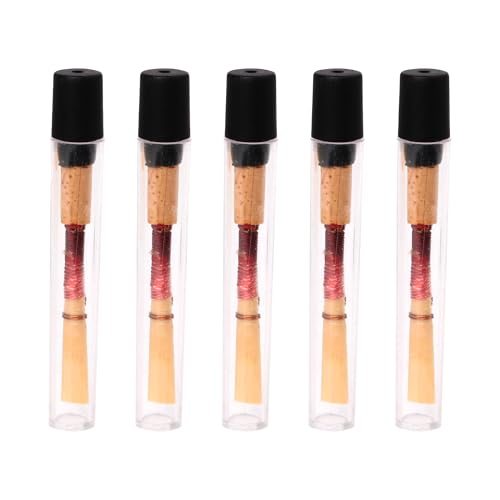 Bstinay 5PCS Oboe Reeds Bamboo Material Oboe ReedsWoodwind Instruments Accessories German Style