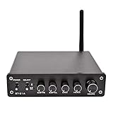 1. Stützen Sie zwei Eingang, einen AUX-Eingang, schlie？en Sie verdrahteten analogen Signaleingang an;？Ein anderer -Eingang kann eine Verbindung mit einem Mobiltelefon, einem Computer und anderen -Ger？ten herstellen.2.？Unterstützen Sie die Frequenzeinstellung des Subwoofers. 3 Unterstützen Sie die Bassfrequenzeinstellung der linken und rechten Satellitenbox