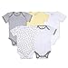 Burt's Bees Baby - Bodysuits, 5-Pack Short & Long Sleeve One-Pieces, 100% Organic Cotton, Sunshine Prints