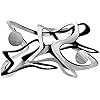Touch of Class Rave Large Metal Wall Art - Metallic Artwork - Abstract Decor - Modern Contemporary Sculpture for Living Room, Aesthetic Bedroom, Bathroom - 46 Inches Wide