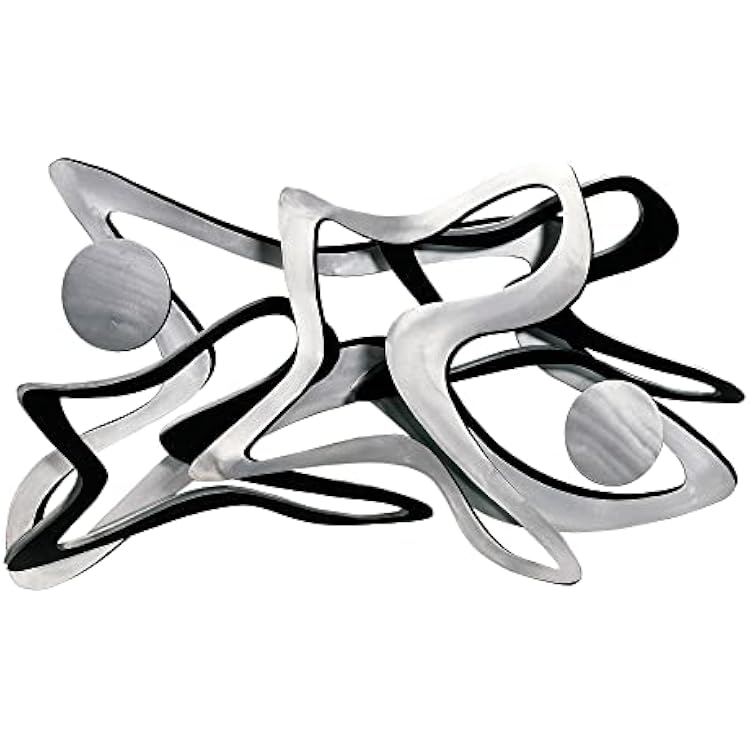 Touch of Class Rave Large Metal Wall Art - Metallic Artwork - Abstract Decor - Modern Contemporary Sculpture for Living Room, Aesthetic Bedroom, Bathroom - 46 Inches Wide