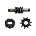 JRL Clutch Shaft&Push Bike Gear&Drive Sprocket For 66cc 80cc Motorized Bicycle