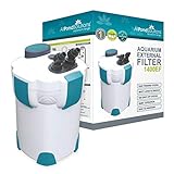 allpondsolutions 1400EF Aquarium External Fish Tank Water Filter for Coldwater, Tropical or Marine Aquariums, for Tanks Up to 600 Litres – Includes Filter Media, hose and Spray Bar - Full Kit.